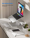 Ergonomic Laptop Stand - Silver